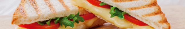 Tostados en pan de pizza