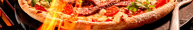 Pizzas a la parrilla