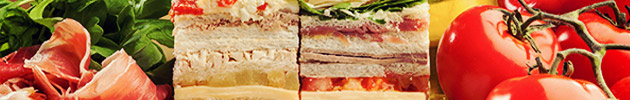 Sándwiches triples (corte grande)