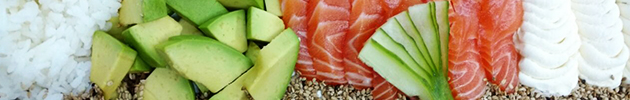 Ensaladas de sushi