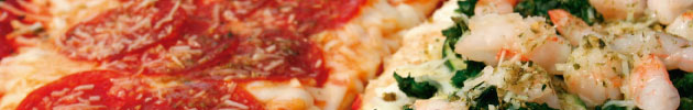 Pizzas leves meio a meio