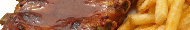 Platos con papas frita
