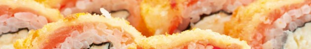 Hot rolls tempura y furai