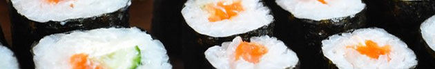 Hosomakis rolls envueltos en nori