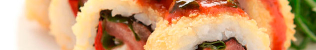 Rolls envueltos en salmón