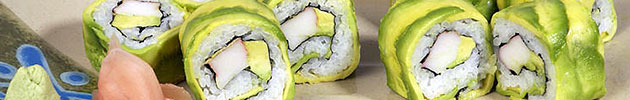 Rolls envueltos en palta