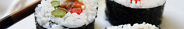 Futomaki rolls (envueltos en nori y frito en tempura)